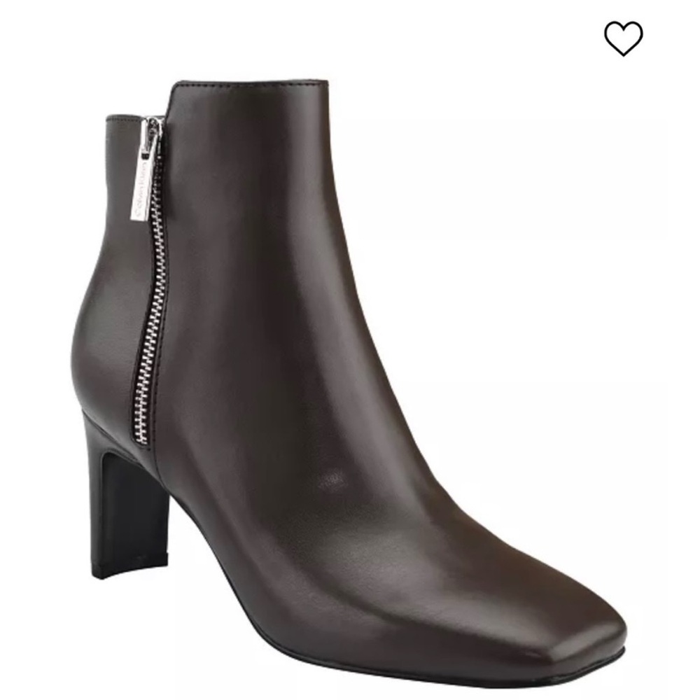 Calvin Klein Elegant Brown Ankle Boots